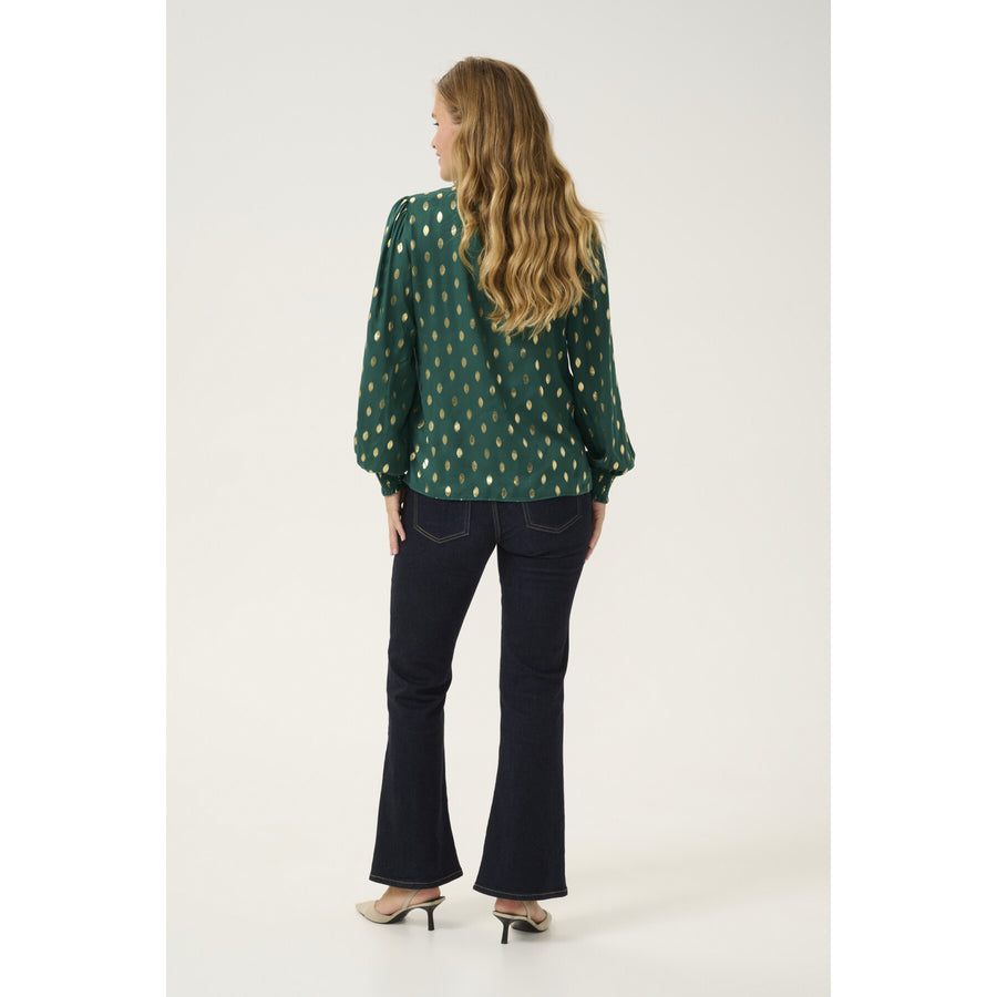 Culture CUdittemarie Giselle blouse green