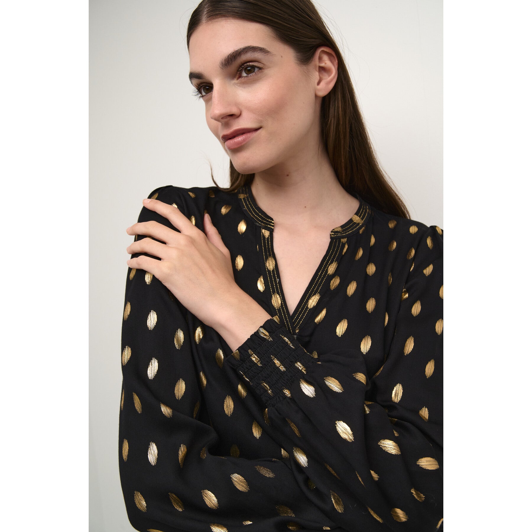 Culture CUdittemarie Giselle blouse Black