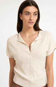 Yaya 01-010163 knitted cardigan beige