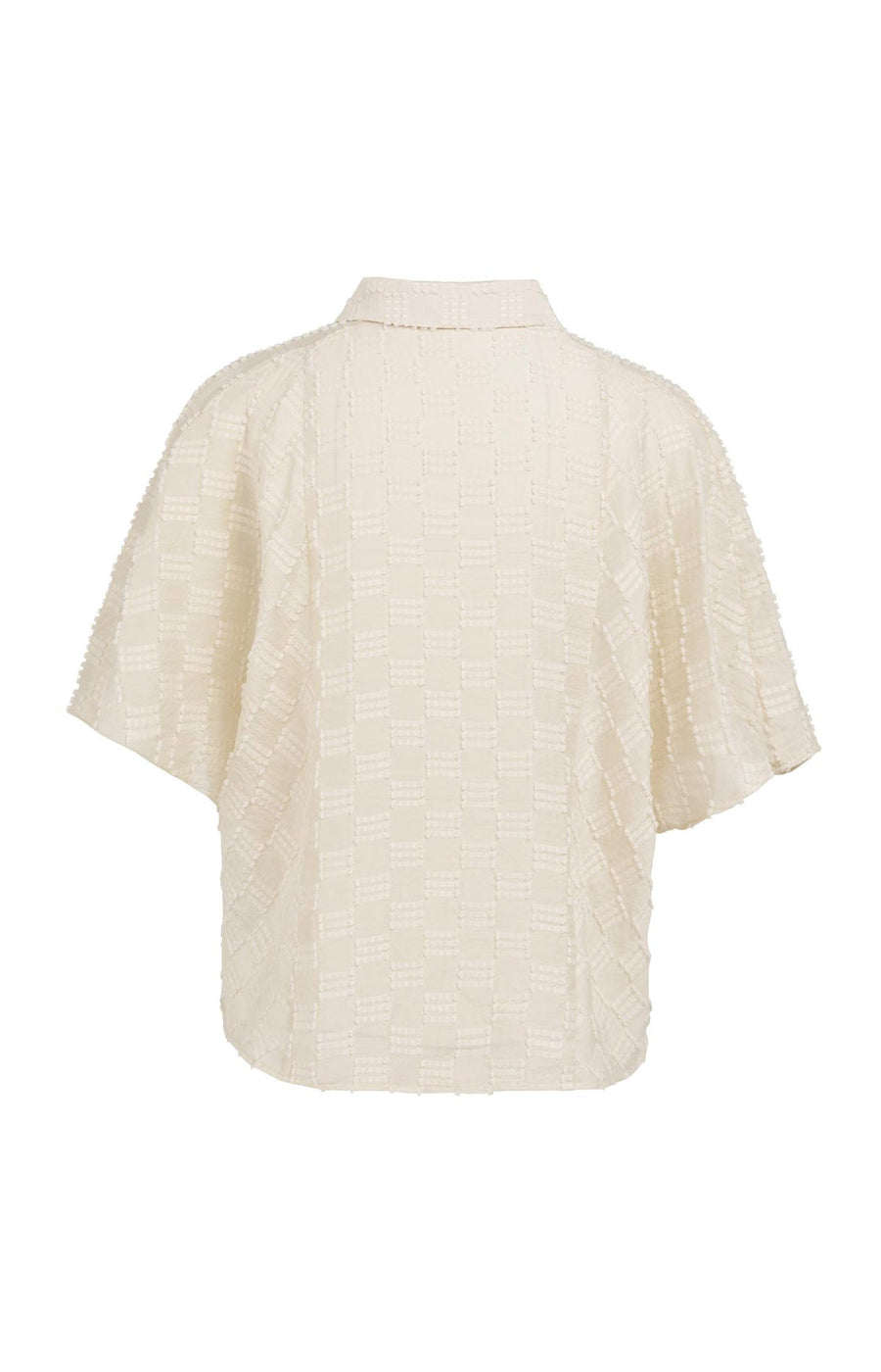 Yaya 01-201230 Jacquard blouse beige