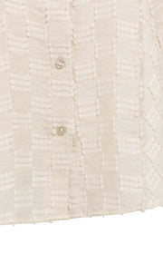 Yaya 01-201230 Jacquard blouse beige