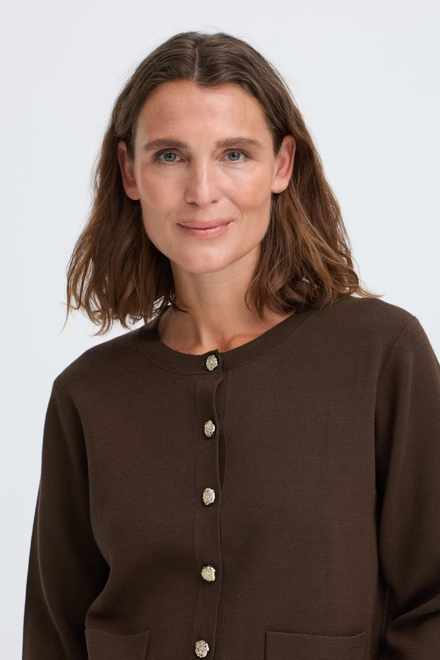 Pulz PZsara cardigan espresso