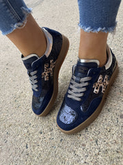 Another Trend A034.87 Baby silk navy & animal