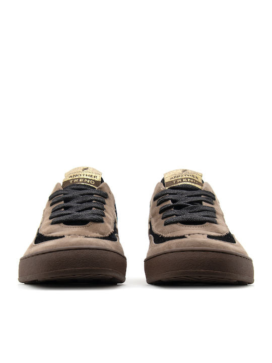 Another Trend A032.81 Ante terciopelo black & light brown suede