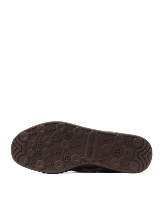 Another Trend A032.81 Ante terciopelo black & light brown suede