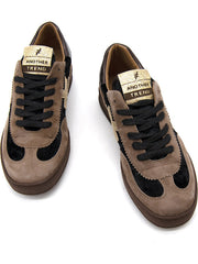 Another Trend A032.81 Ante terciopelo black & light brown suede
