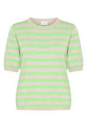 Kaffe KAlizza striped knit grey