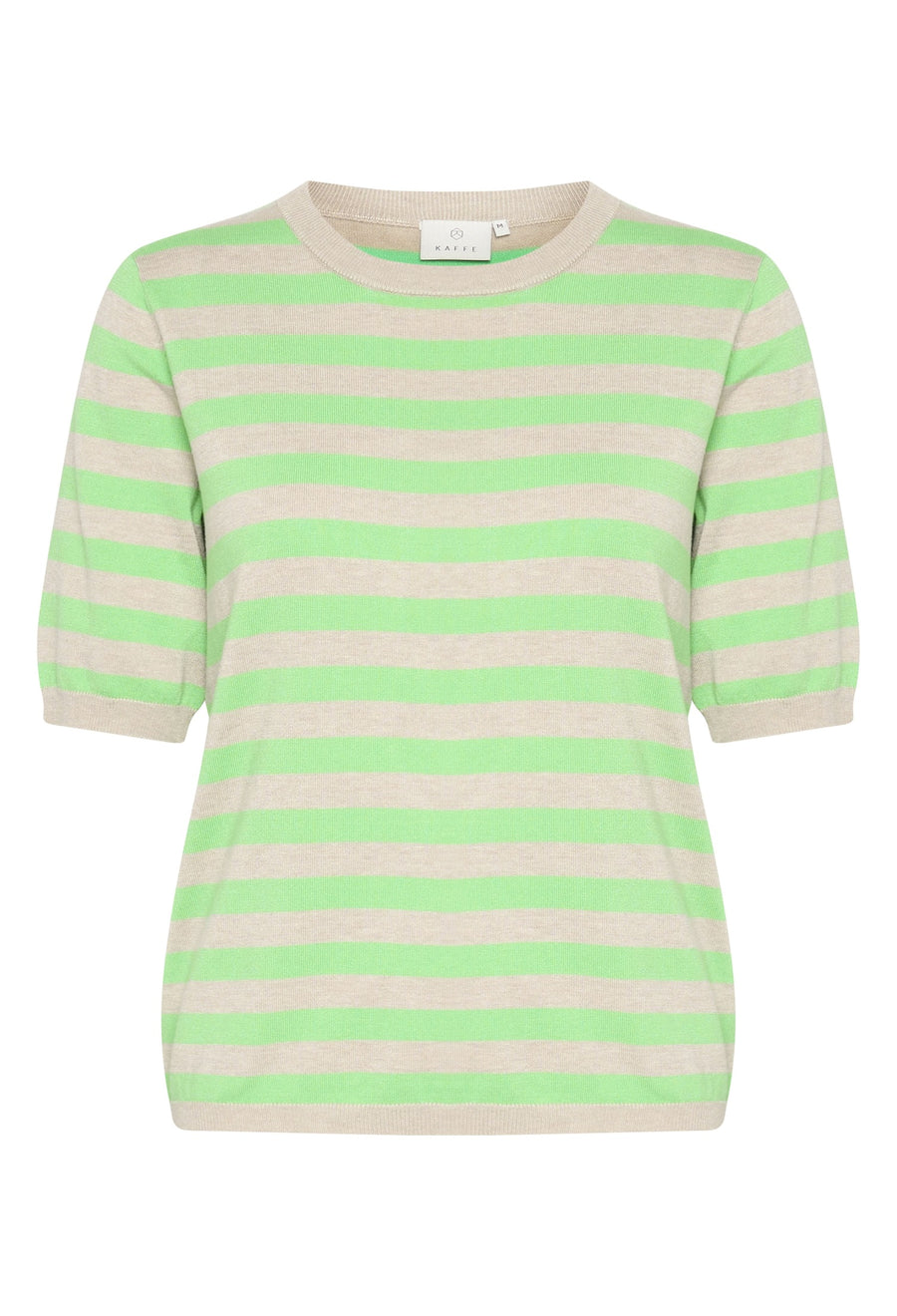 Kaffe KAlizza striped knit grey