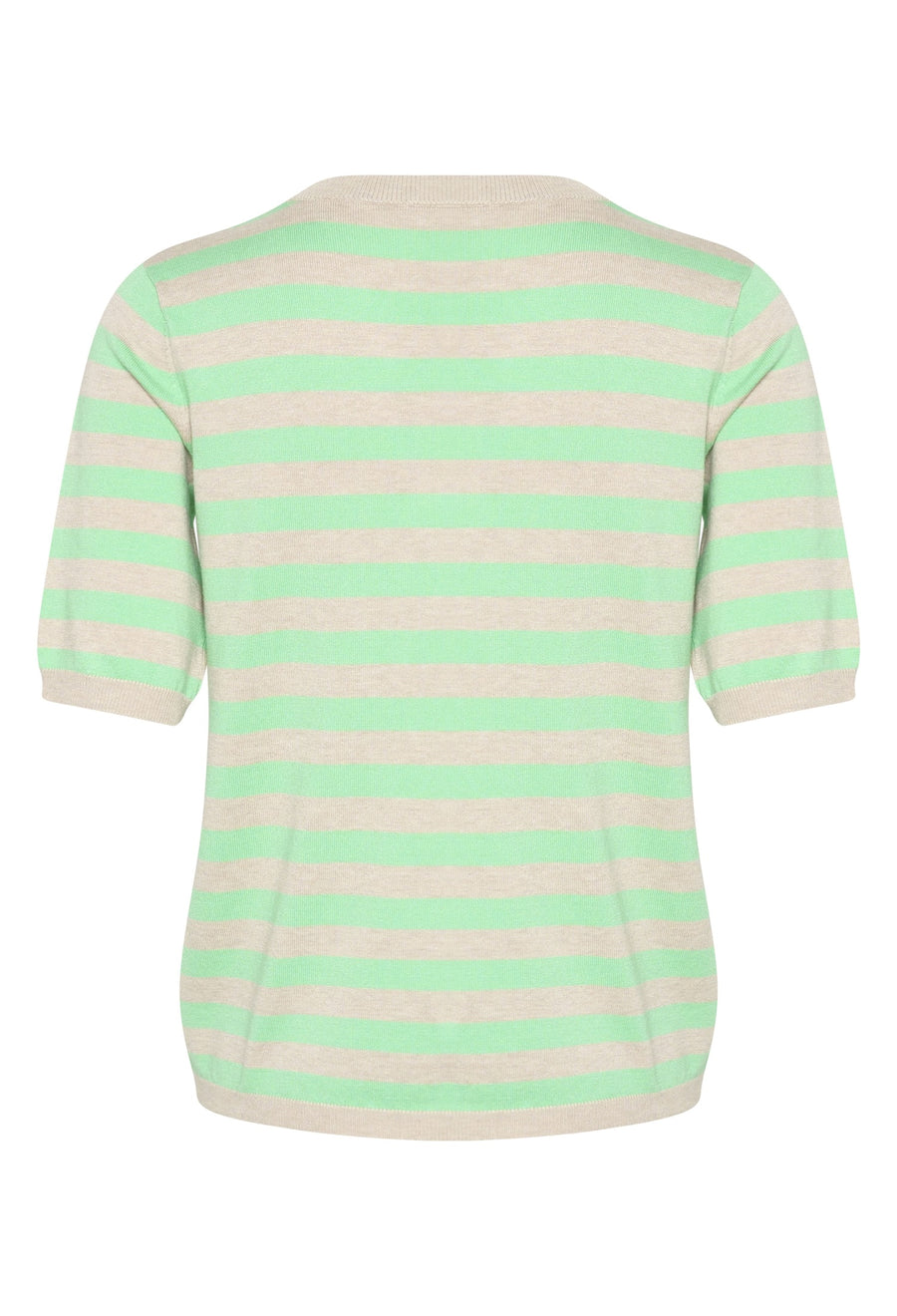 Kaffe KAlizza striped knit grey