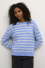 Load image into Gallery viewer, Kaffe KAlida knit pullover blue
