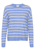 Load image into Gallery viewer, Kaffe KAlida knit pullover blue
