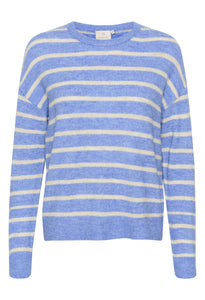 Kaffe KAlida knit pullover blue