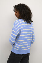 Load image into Gallery viewer, Kaffe KAlida knit pullover blue
