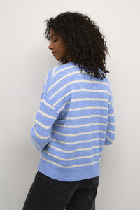 Kaffe KAlida knit pullover blue