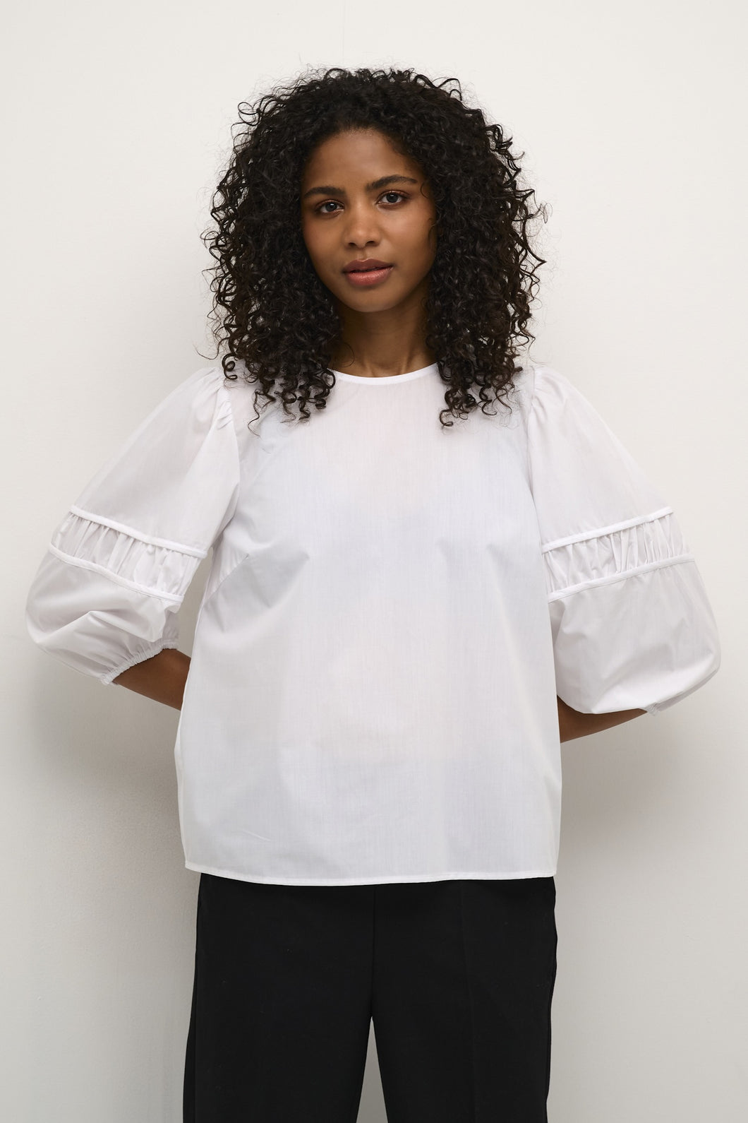 Kaffe KAemma blouse white