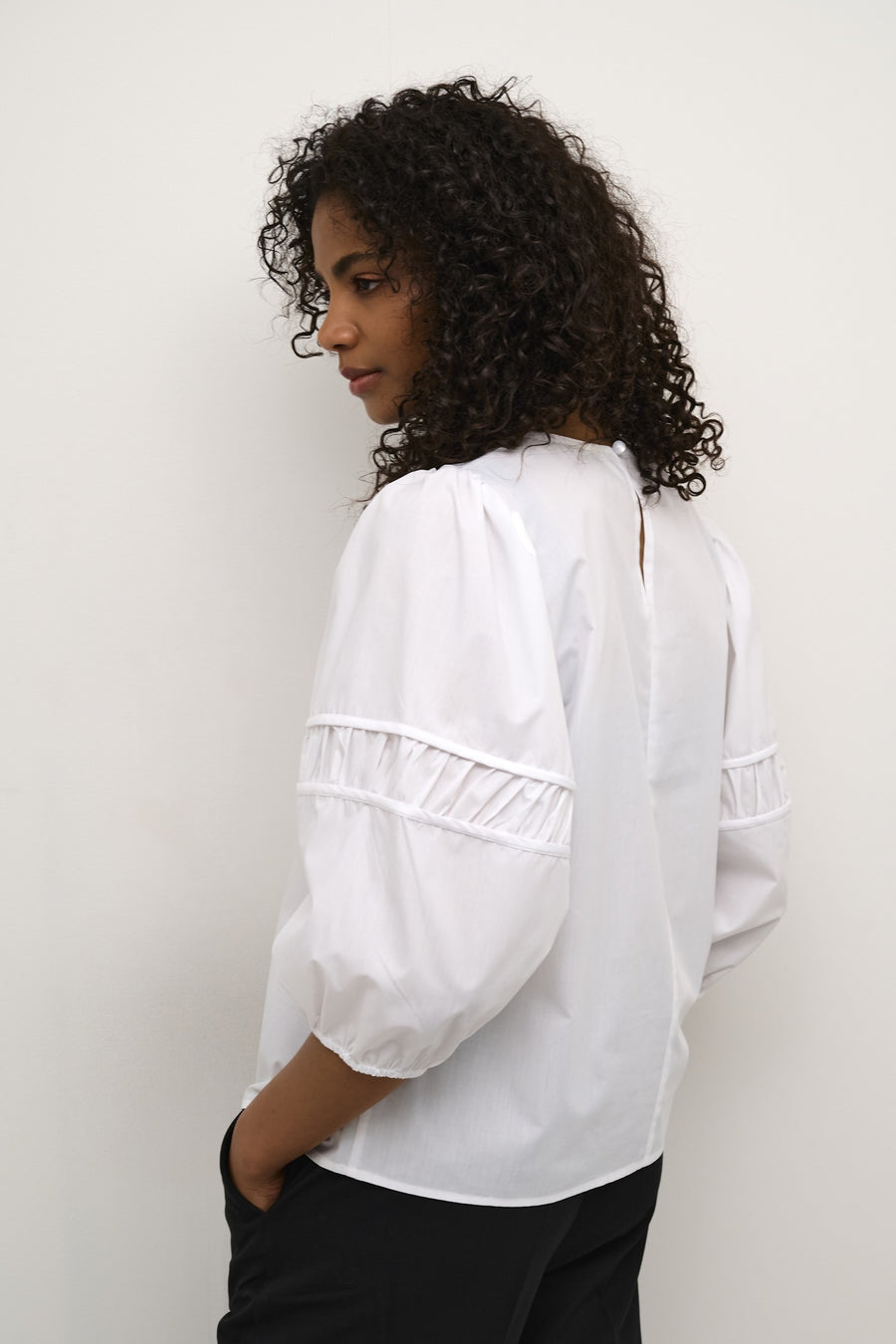 Kaffe KAemma blouse white