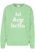 Load image into Gallery viewer, Kaffe KAellen sweatshirt green
