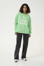 Load image into Gallery viewer, Kaffe KAellen sweatshirt green
