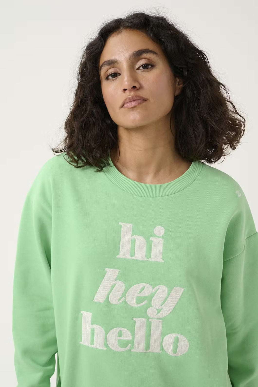 Kaffe KAellen sweatshirt green