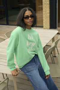 Kaffe KAellen sweatshirt green