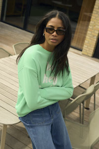 Kaffe KAellen sweatshirt green