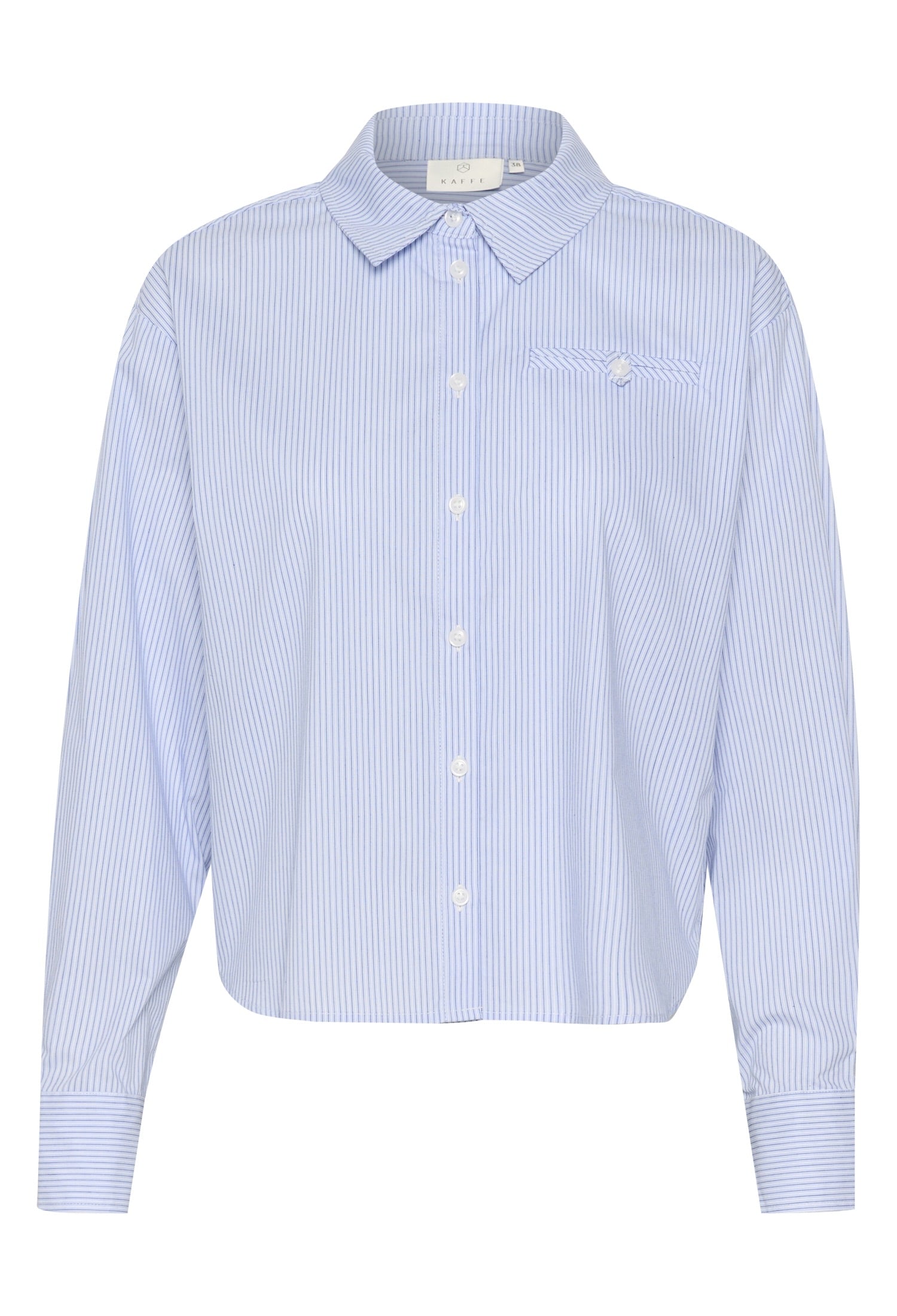 Kaffe KAsofie shirt white and blue stripe