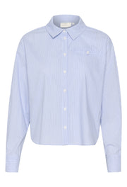 Kaffe KAsofie shirt white and blue stripe