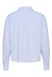 Kaffe KAsofie shirt white and blue stripe