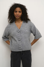 Load image into Gallery viewer, Kaffe KArosie cardigan grey
