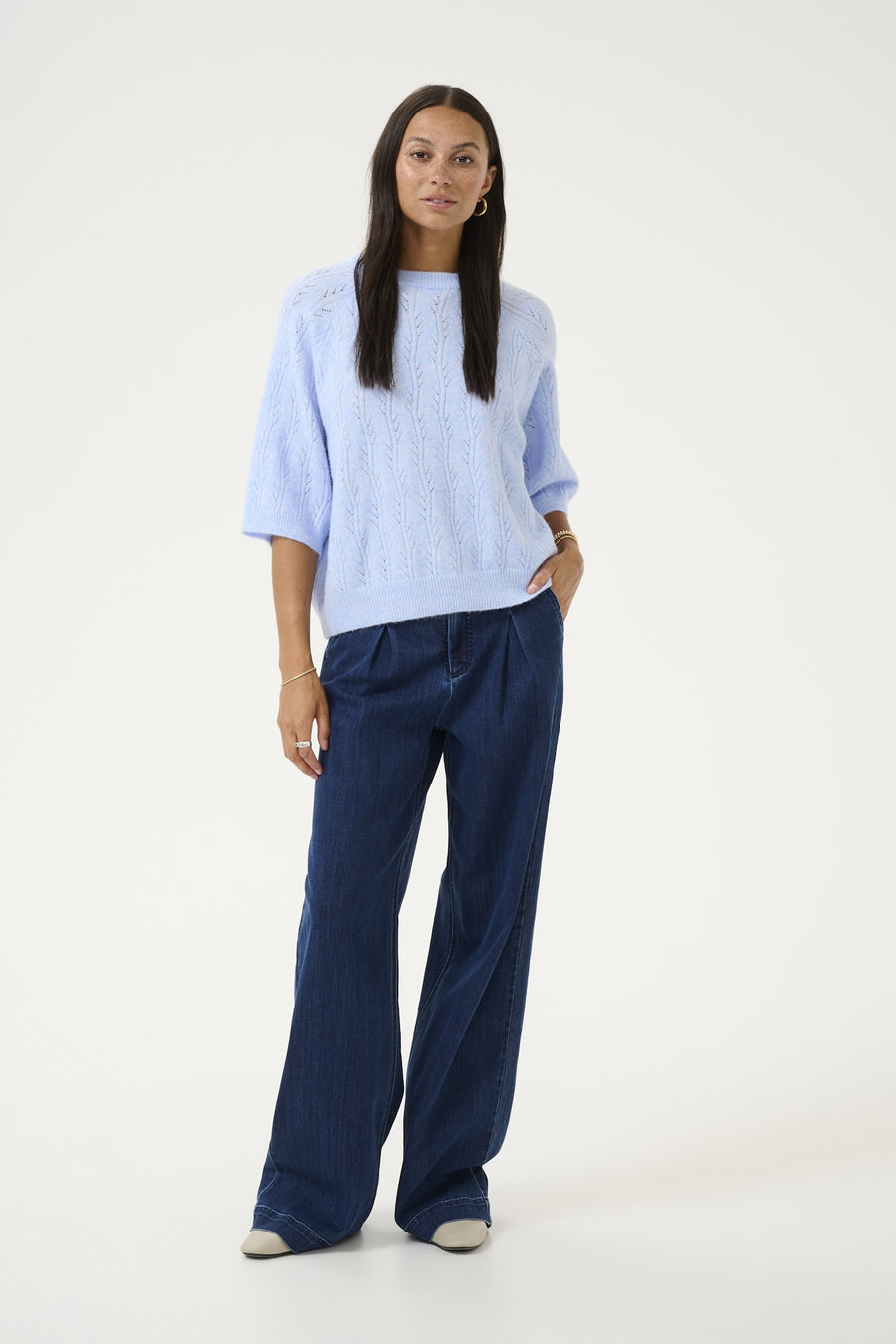 Kaffe KAtella pullover blue