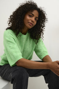 Kaffe KAtella pullover green