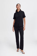 Load image into Gallery viewer, BYOUNG BYMMJOELLA CROP SHIRT BLACK
