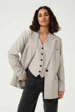 Load image into Gallery viewer, Kaffe KAkaysa Blazer grey pinstripe
