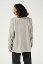 Load image into Gallery viewer, Kaffe KAkaysa Blazer grey pinstripe
