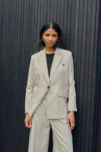 Kaffe KAkaysa Blazer grey pinstripe