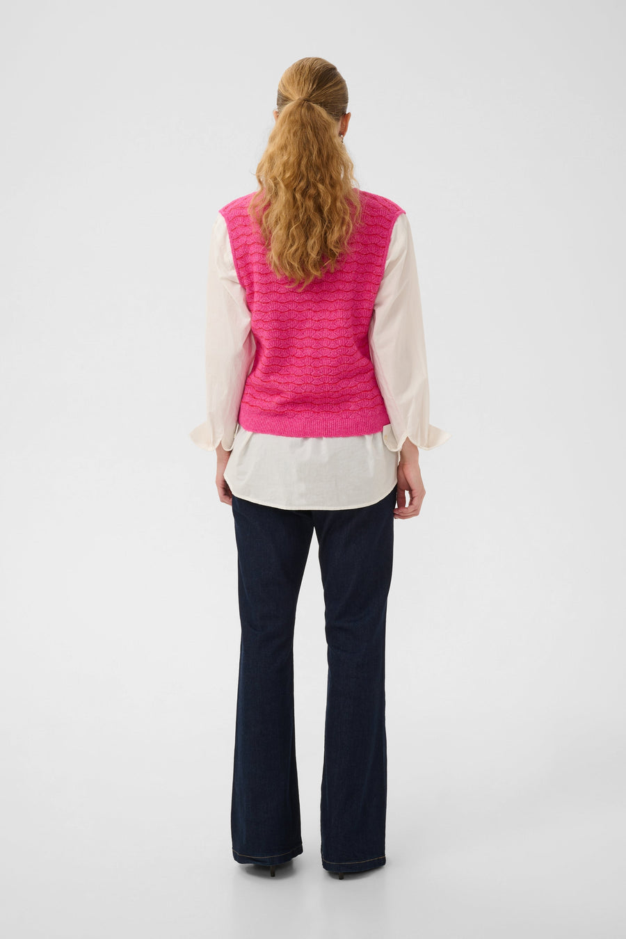 Culture CUemera Julietta Waistcoat pink