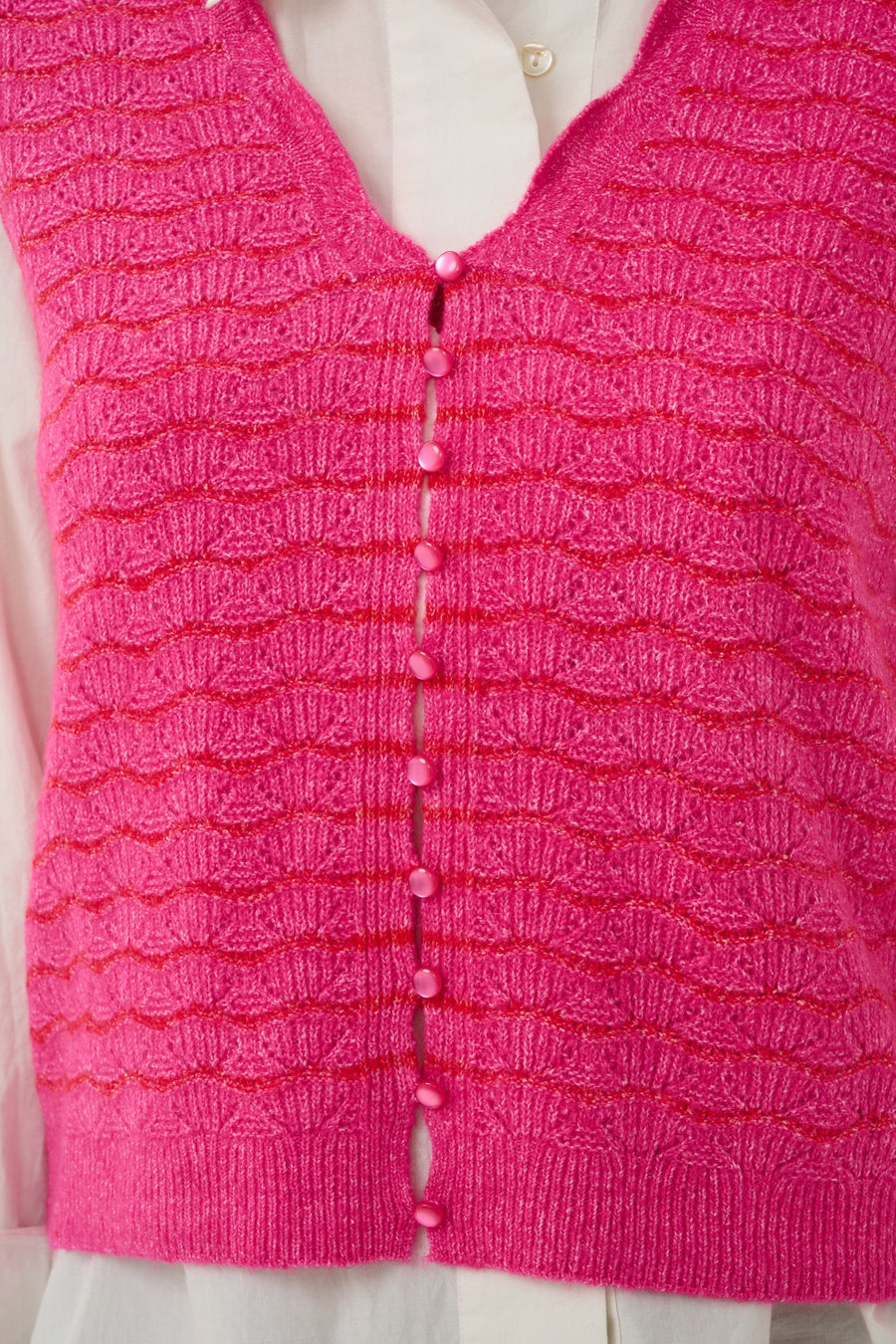 Culture CUemera Julietta Waistcoat pink