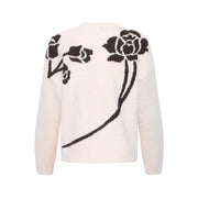 BYOUNG BYomea flower jumper 4 chocolate