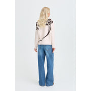 BYOUNG BYomea flower jumper 4 chocolate