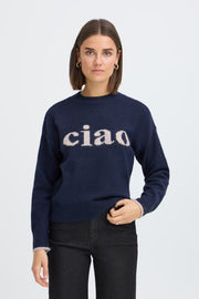 Fransa FRflorence pu 2 Ciao navy jumper