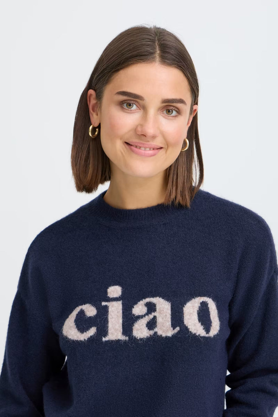 Fransa FRflorence pu 2 Ciao navy jumper