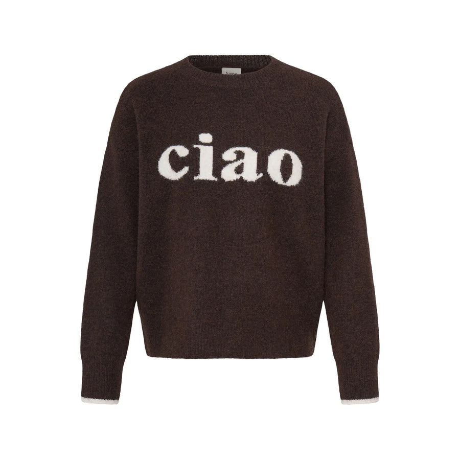 Fransa FRflorence pu 2 Ciao brown jumper