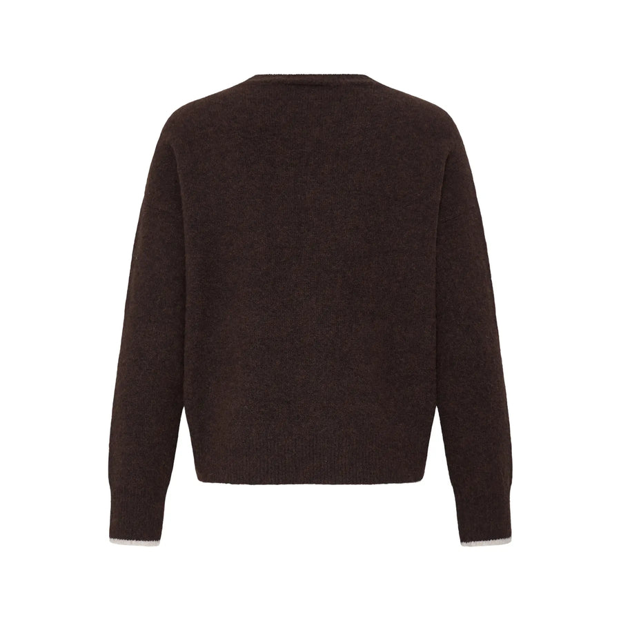 Fransa FRflorence pu 2 Ciao brown jumper