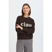 Fransa FRflorence pu 2 Ciao brown jumper