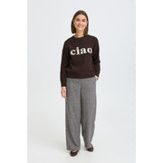 Fransa FRflorence pu 2 Ciao brown jumper