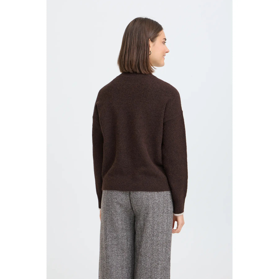Fransa FRflorence pu 2 Ciao brown jumper