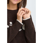 Fransa FRflorence pu 2 Ciao brown jumper