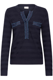 Pulz PZsara denim mix knit