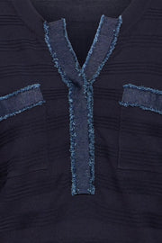 Pulz PZsara denim mix knit