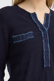 Pulz PZsara denim mix knit
